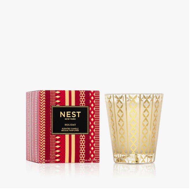 Nest Classic Candle 8.1oz Candles in Holiday at Wrapsody