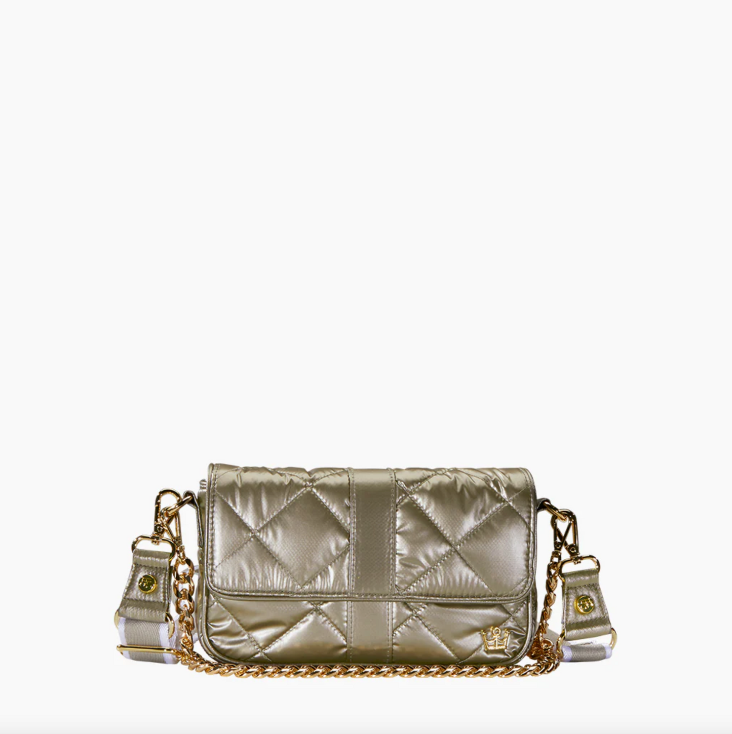 Oliver Thomas Bestie Baguette Handbags in Modern Taupe at Wrapsody