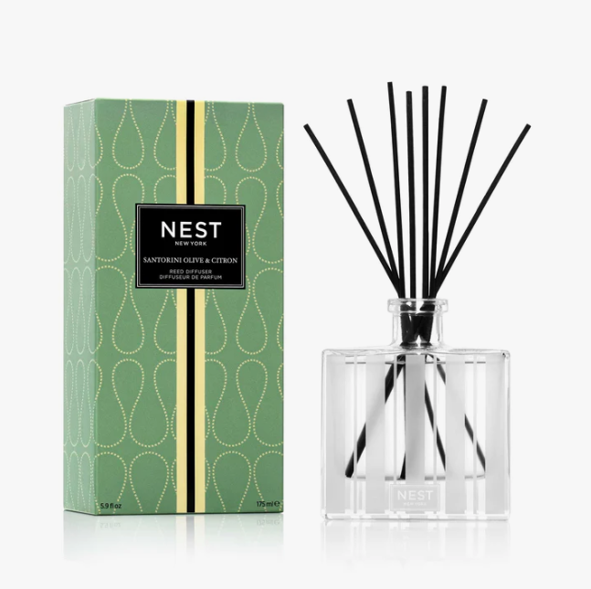 Nest Reed Diffuser 5.9oz Scents in Santorini Olive & Citron at Wrapsody