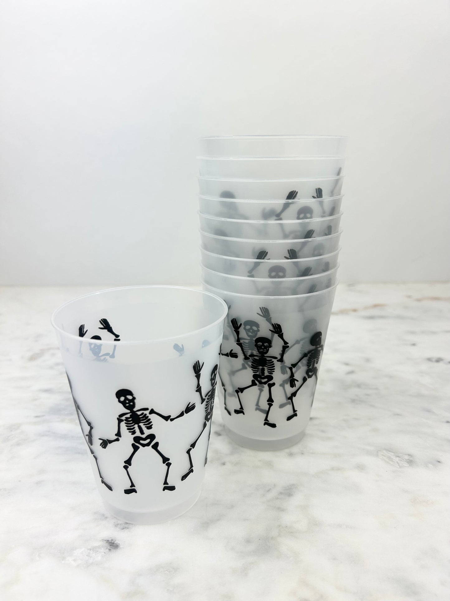Dancing Skeleton Cups Drinkware in  at Wrapsody