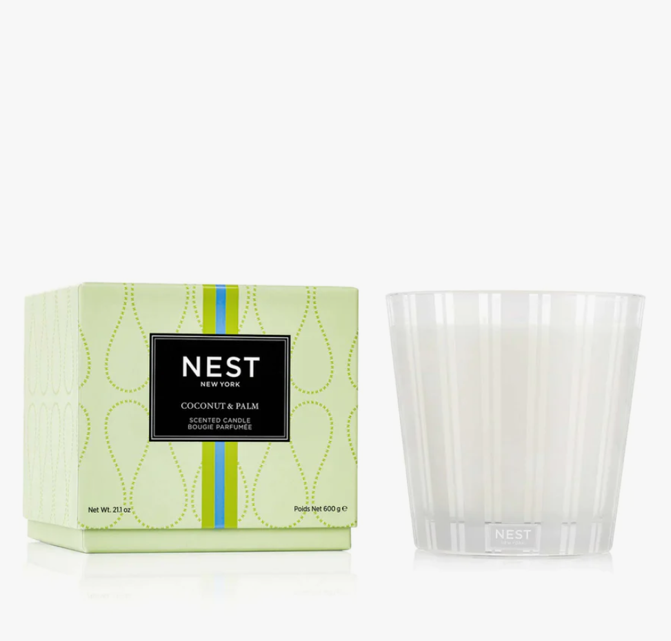 Nest 3-Wick Candle 21.1oz Candles in Coconut & Palm at Wrapsody