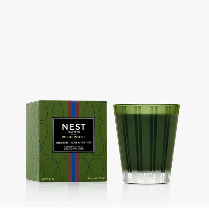 Nest Classic Candle 8.1oz Candles in Moss & Vetiver at Wrapsody