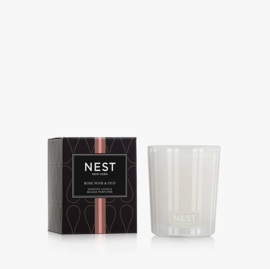 Nest Votive Candle 2oz Candles in Rose Noir & Oud at Wrapsody