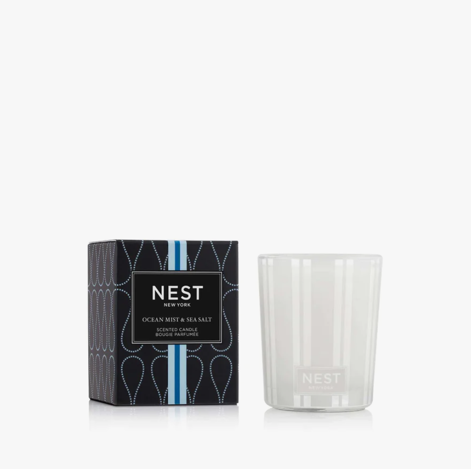 Nest Votive Candle 2oz Candles in Oceanmist & Sea Salt at Wrapsody