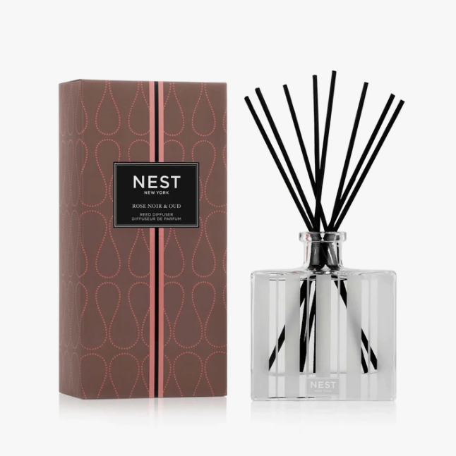 Nest Reed Diffuser 5.9oz Scents in Rose Noir & Oud at Wrapsody