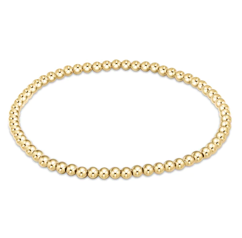 Enewton Classic Gold 3mm Bead Bracelet Bracelets in  at Wrapsody
