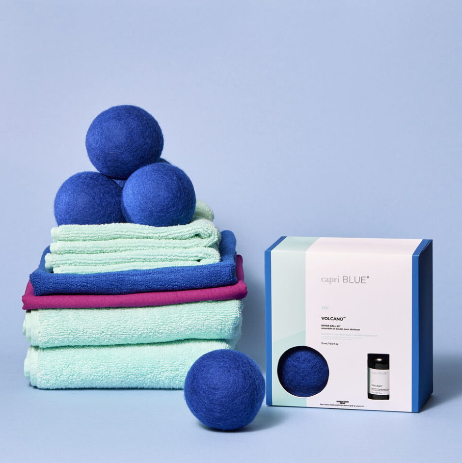 Capri Blue Dryer Ball Kit in Volcano Home Care in  at Wrapsody