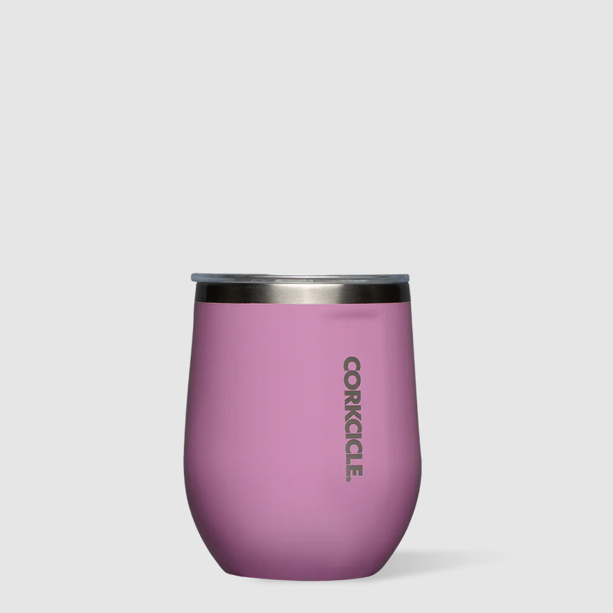 Corkcicle Stemless Wine 12oz Drinkware in Orchid at Wrapsody