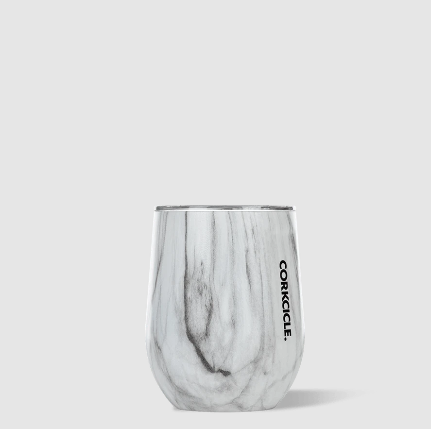 Corkcicle Stemless Wine 12oz Drinkware in Snowdrift at Wrapsody