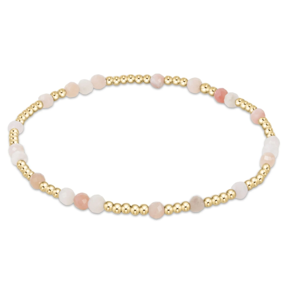 Enewton Hope Unwritten Gemstone Bracelet Bracelets in Pink Opal at Wrapsody