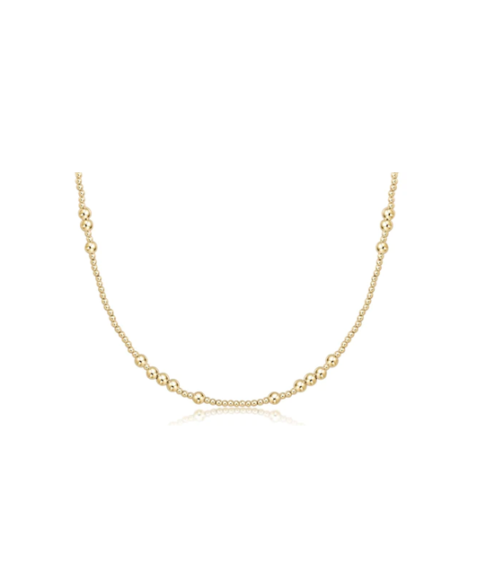 Enewton 15" Choker Hope Unwritten Gold Necklaces in  at Wrapsody