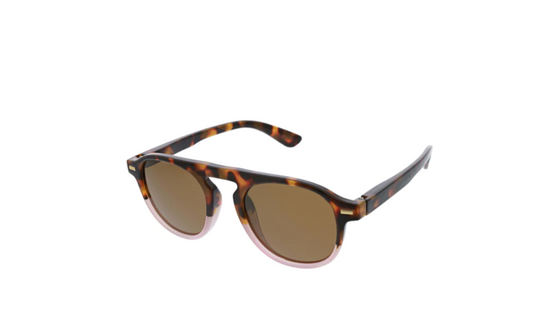 Peepers Neptune Tortise/Pink Sunglasses Sunglasses in  at Wrapsody