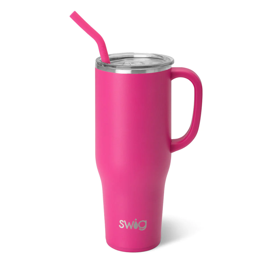 Swig 40oz Mega Mug Drinkware in Hot Pink at Wrapsody