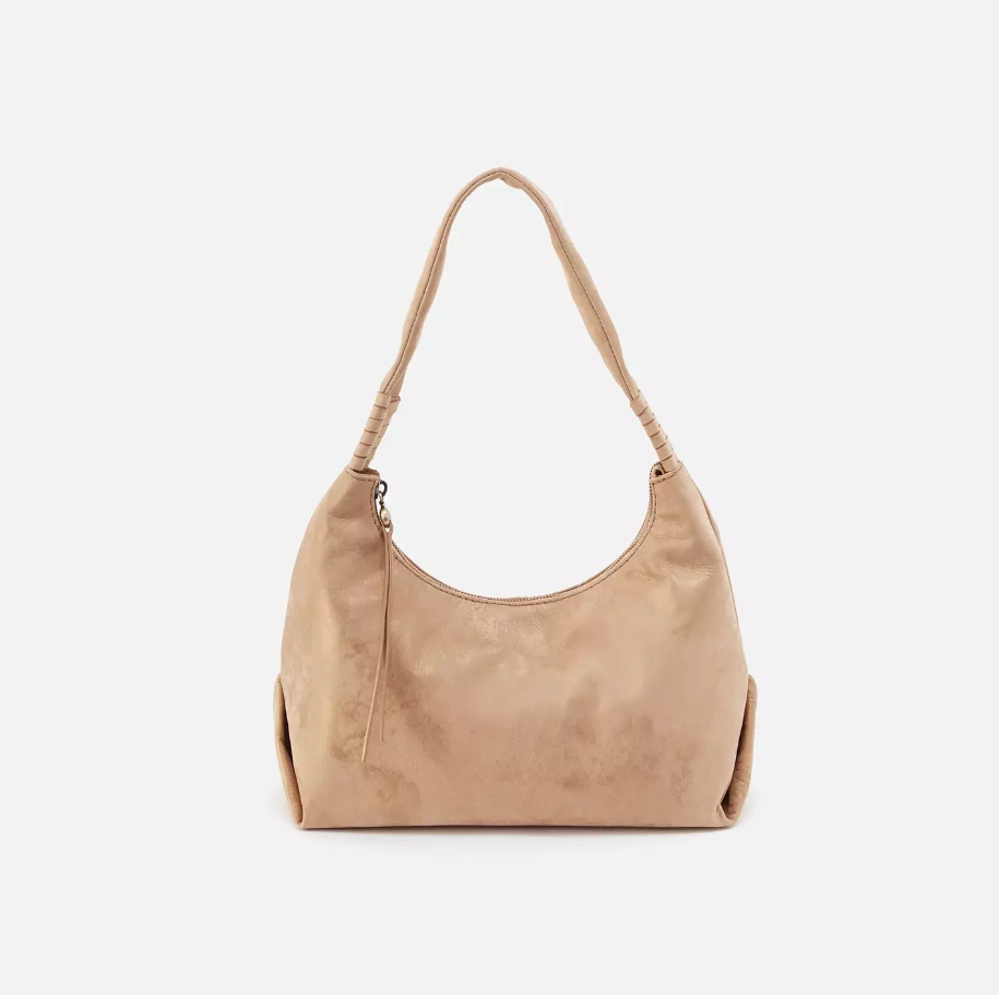 Hobo Astrid Shoulder Gold Cashmere Handbags in  at Wrapsody