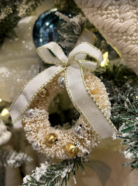 Wreath Bow Ornament Home Decor in  at Wrapsody