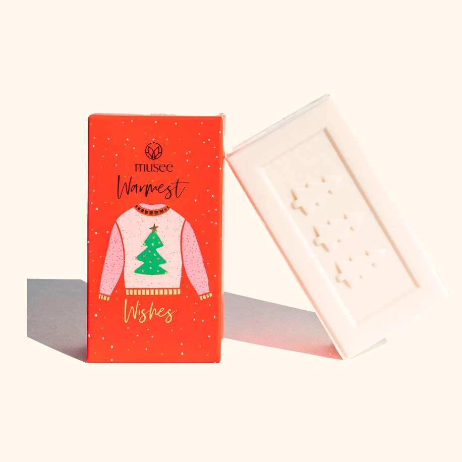 Musee Bar Soap Holiday Bath & Body in Warmest Wishes at Wrapsody