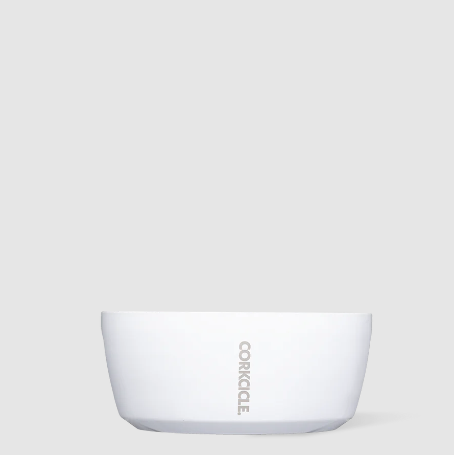 Corkcicle Dog Bowl 32oz Pet in Gloss White at Wrapsody