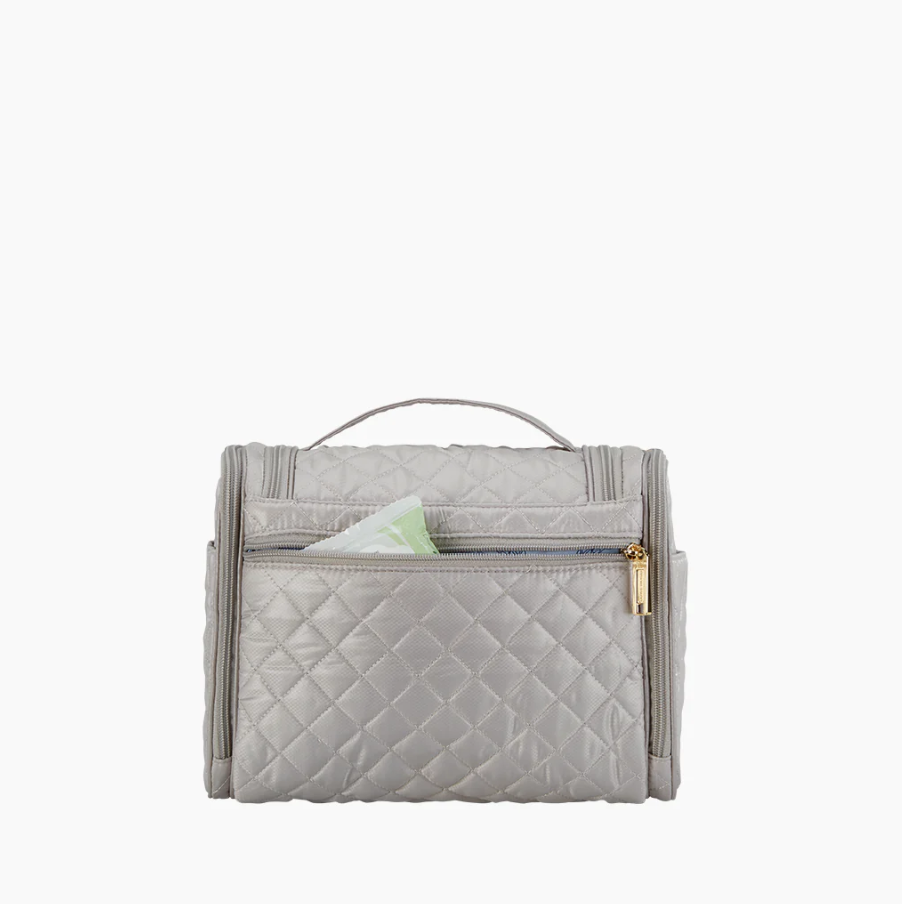Oliver Thomas Hanging Travel Organizer Dove Grey Travel Accessories in  at Wrapsody
