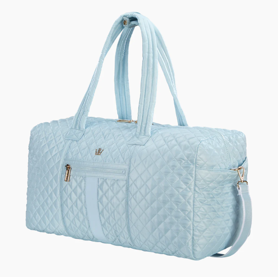Oliver Thomas 24/7 Weekender Duffle Sky Blue Luggage in  at Wrapsody