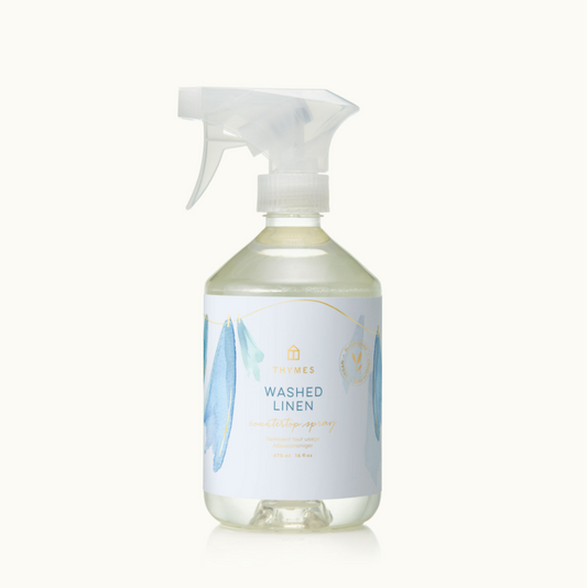 Thymes Counter Spray in multiple scents Home Care in Washed Linen at Wrapsody