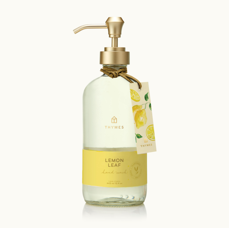 Thymes Large Hand Wash Home Care in Lemon Leaf at Wrapsody