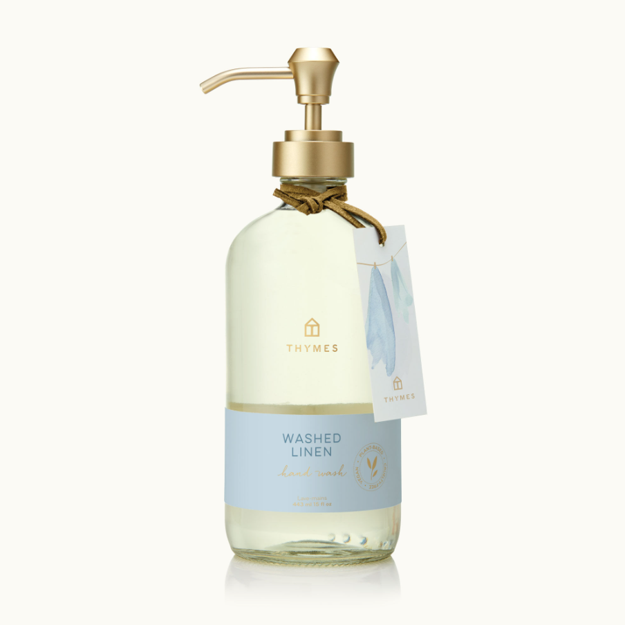 Thymes Large Hand Wash Home Care in Washed Linen at Wrapsody