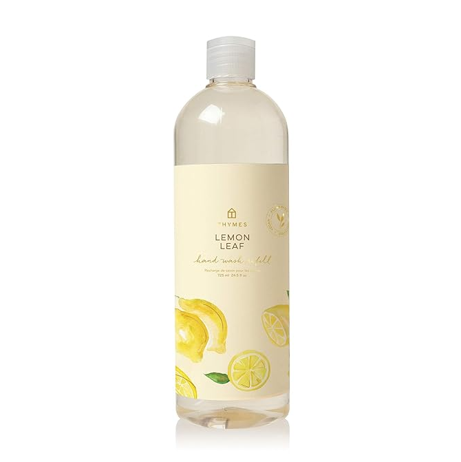 Thymes Hand Wash Refill Home Care in Lemon Leaf at Wrapsody