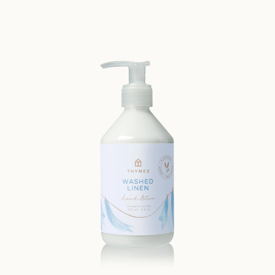 Thymes Hand Lotion Bath & Body in Washed Linen at Wrapsody