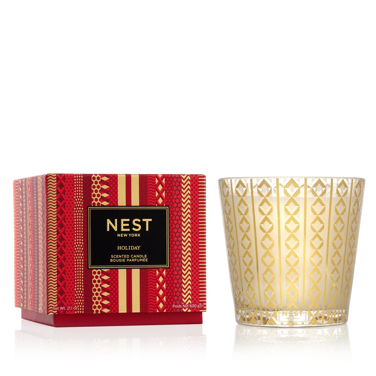 Nest 3-Wick Candle 21.1oz Candles in Holiday at Wrapsody