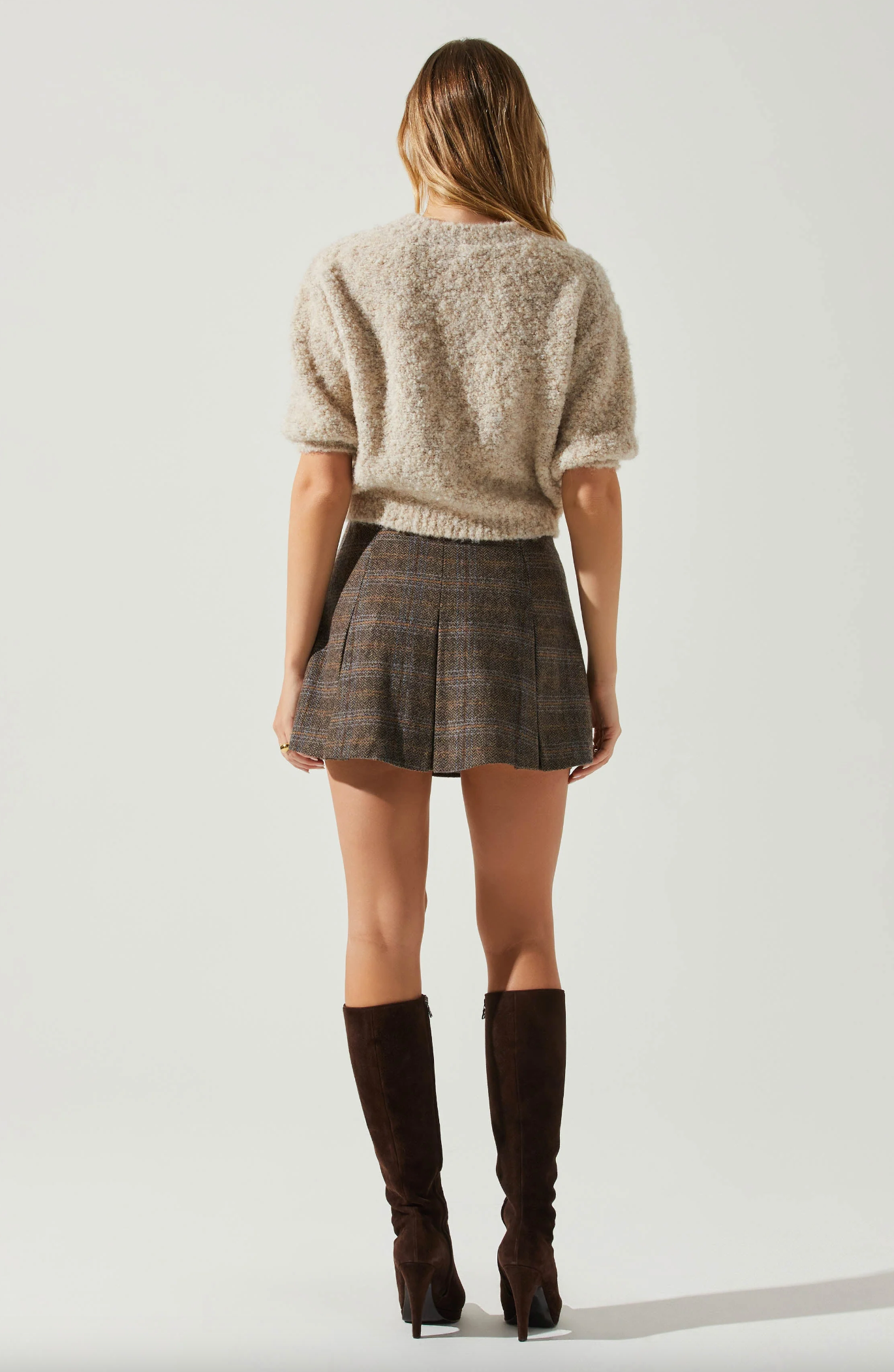 Colette Oatmeal Sweater Sweaters in  at Wrapsody