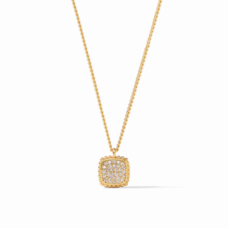Julie Vos Solitaire Pave Noel Necklace Necklaces in  at Wrapsody