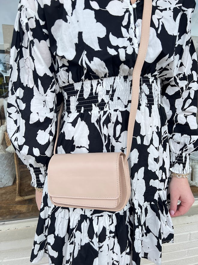 Able Gessi Crossbody Handbags in Pale Blush at Wrapsody