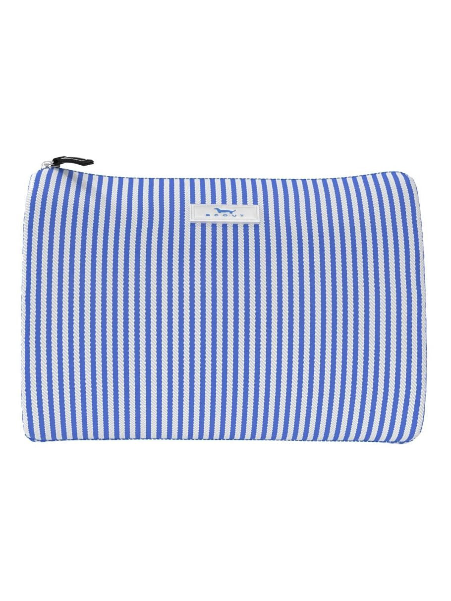 Scout Packin Heat Makeup Bag Travel Accessories in Choo Choo Blue at Wrapsody