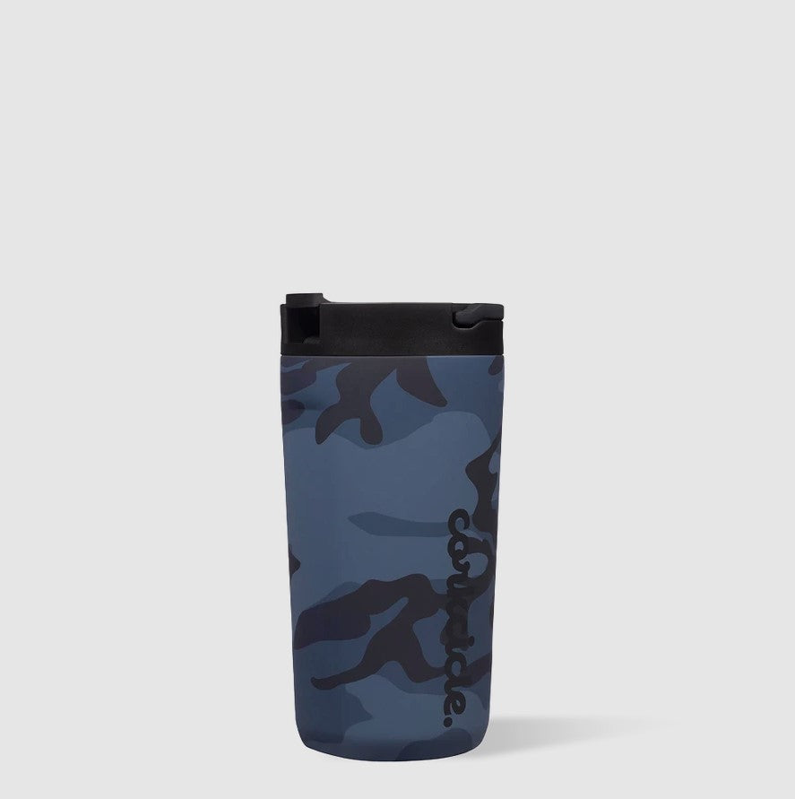 Corkcicle Kids Cup 12oz Drinkware in Navy Camo at Wrapsody