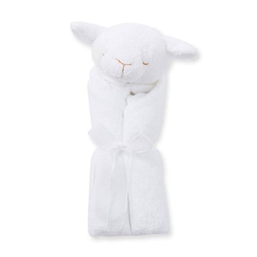 Blanket Animal Plush - LAMB WHITE Baby in  at Wrapsody