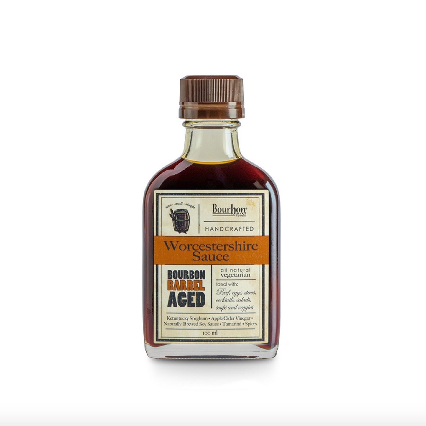 Bourbon Worcestershire Sauce 3.3 oz Gourmet in  at Wrapsody