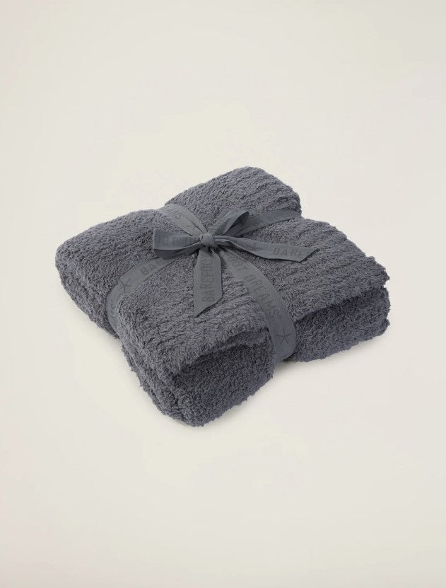 Barefoot Dreams Cozy Chic Throw Blankets & Throws in Graphite at Wrapsody