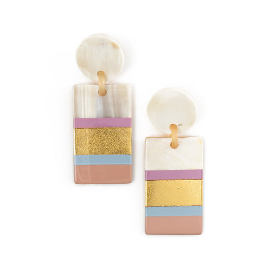 Rose Cabana Statement Earring Earrings in  at Wrapsody