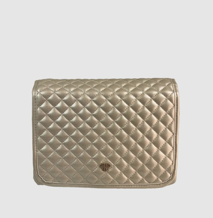 Getaway Toiletry Case Travel Accessories in Pearl Quilted at Wrapsody
