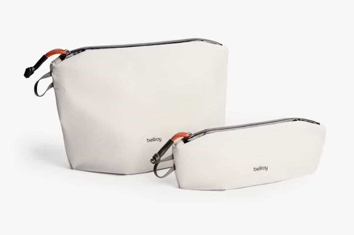 Lite Pouch Duo - Chalk Travel Accessories in  at Wrapsody