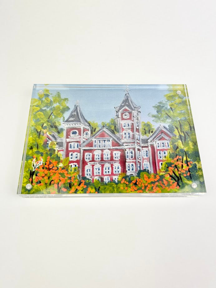 Acrylic Block 5x7 Samford Hall Home Decor in  at Wrapsody
