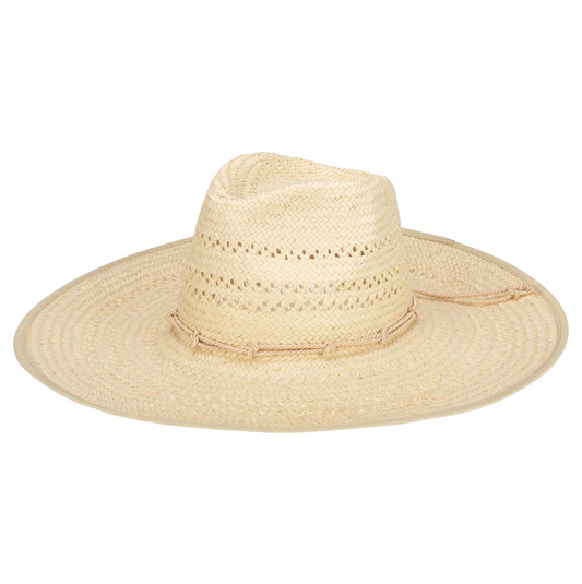Nori Paper Weave Rancher Hat Hair Accessories in  at Wrapsody