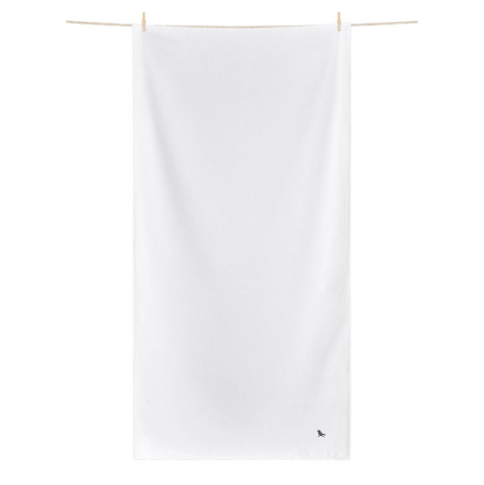 Dock & Bay Microfiber XL Towel Crystal White