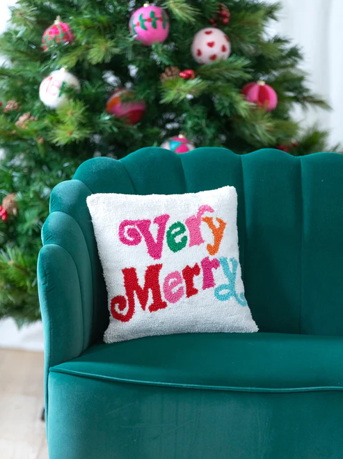 Very Merry Pillow Pillows in  at Wrapsody