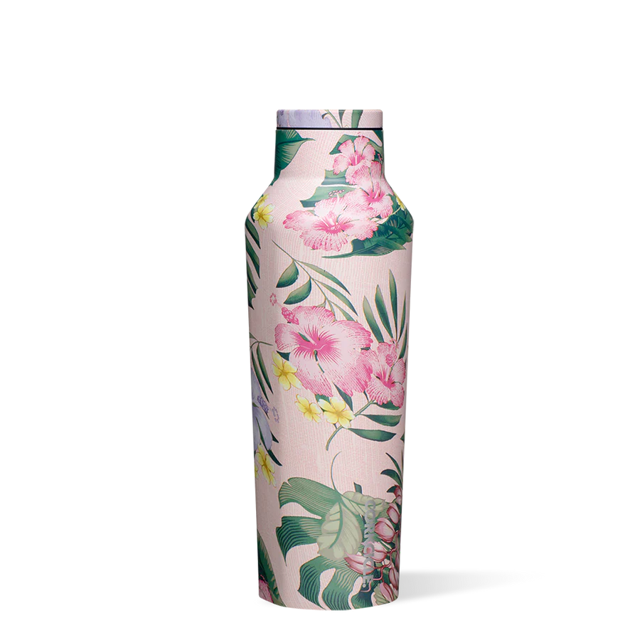 Corkcicle Sport Canteen 20oz Drinkware in Pink Luau at Wrapsody
