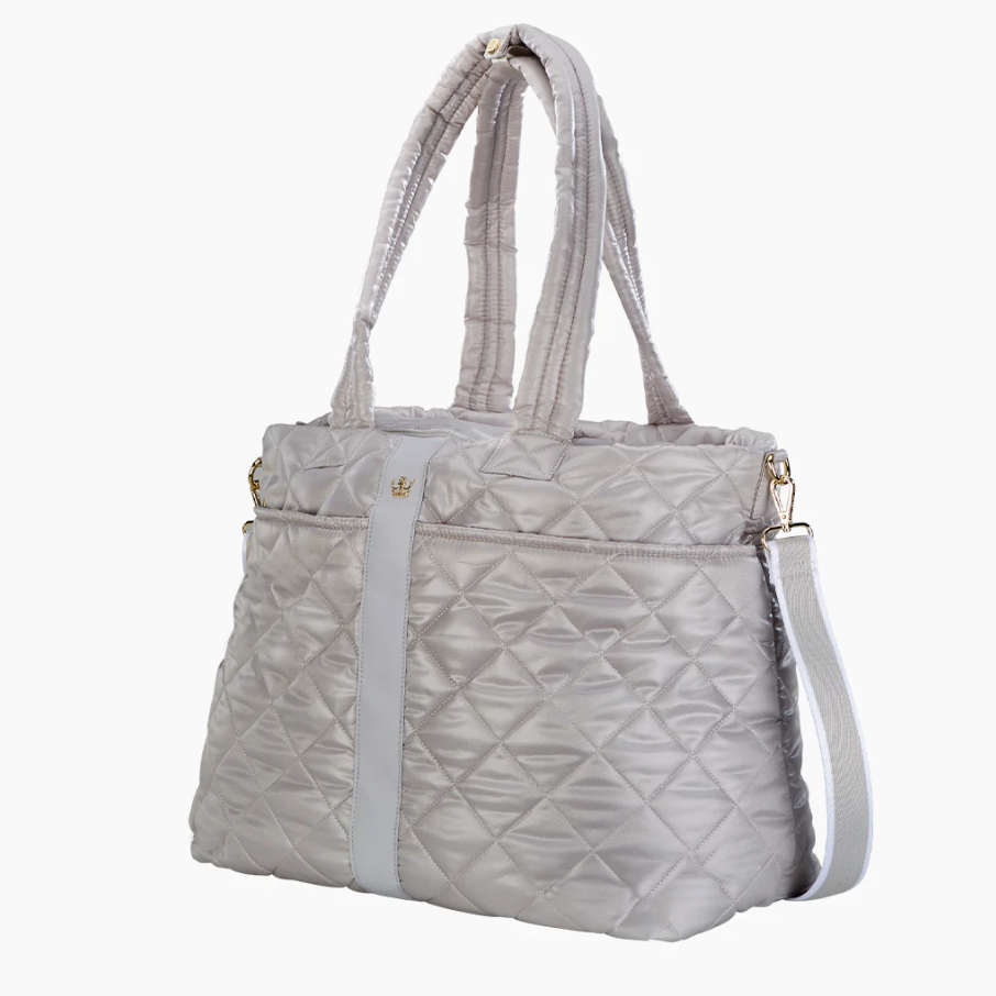 Oliver Thomas Wanderlust XL Dove Grey Luggage, Totes in  at Wrapsody