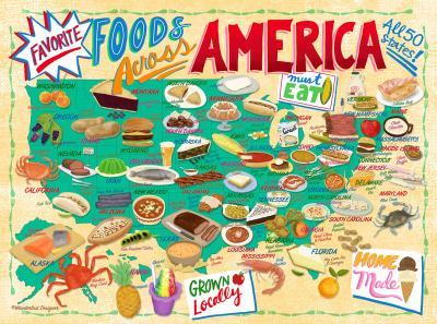Puzzle Foods Across America Fun & Games in  at Wrapsody