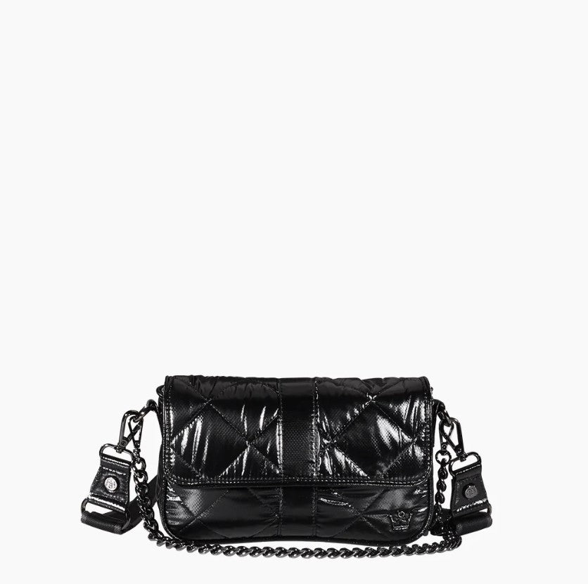 Oliver Thomas Bestie Baguette Handbags in Dark Side at Wrapsody