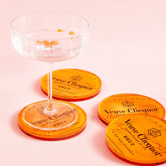 Pop the Bubbly Coaster Home Decor in  at Wrapsody