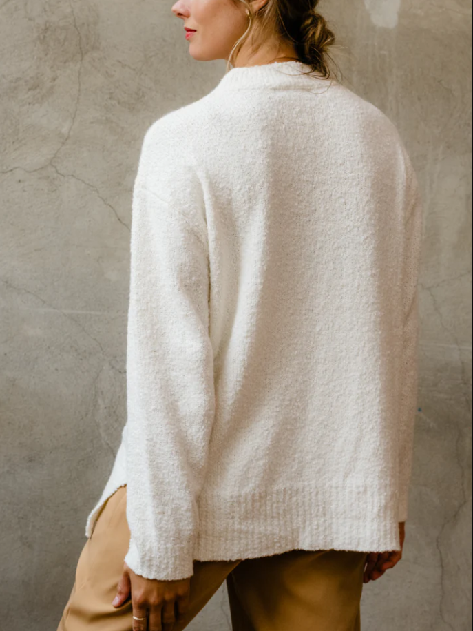 Able Alexis Sweater in Almond Sweaters in  at Wrapsody
